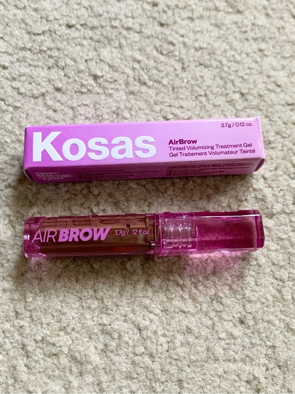 Like New/ Kosas AirBrow Tinted Volumizing Treatment Gel - Medium Brown